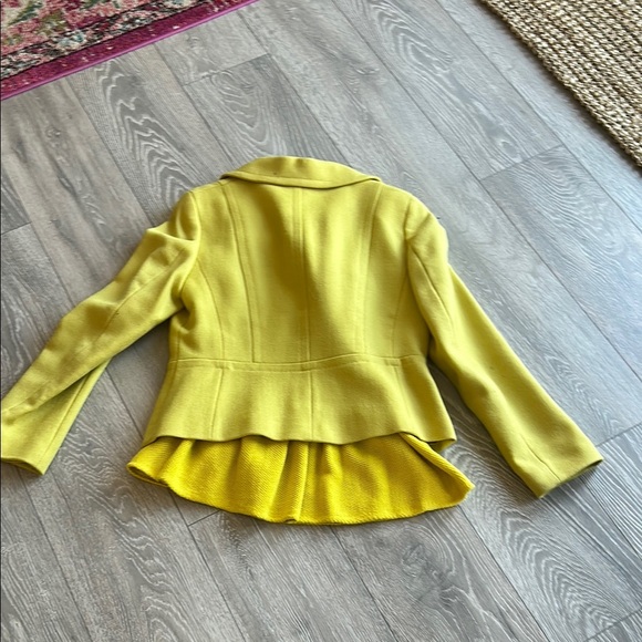 Yellow Blazer and Peplum Top Set - Picture 13 of 13